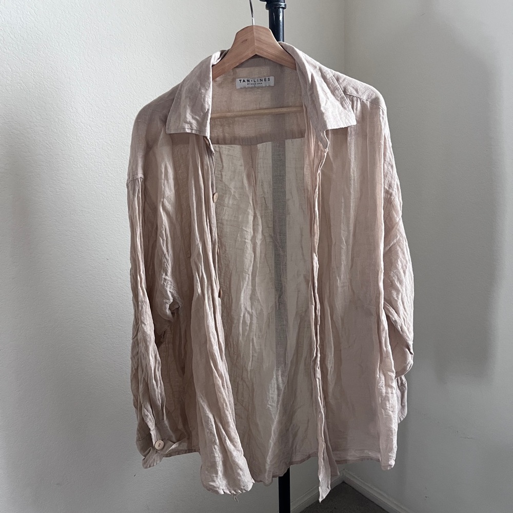 Tan Lines button down shirt